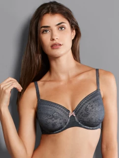 Fleur podprsenka s kosticí 5653 antracit - RosaFaia