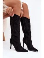 Dámské na kovbojky z eko model 21788069 - Boto Dámské na kovbojky z eko model 21788069 - Boto