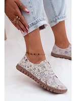 polobotky z přírodního semiše Multicolor model 22147696 - Boto
