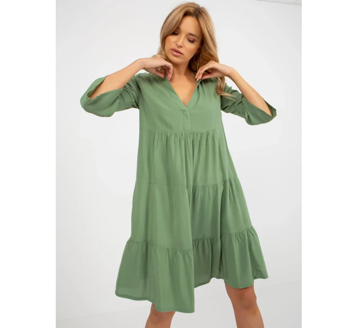 Šaty D73761M30214C khaki