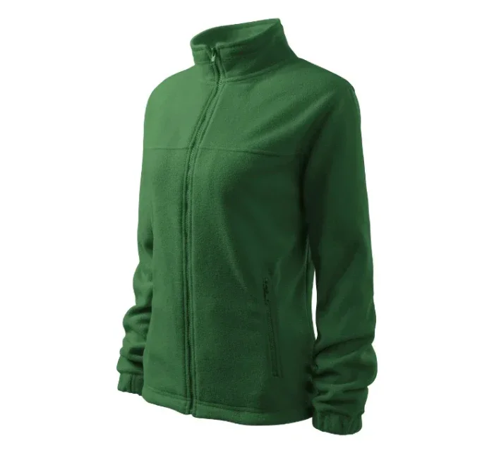 Jacket fleece dámský lahvově zelená 06 (brand label)