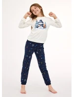 Cornette Young Girl pyžamo 978/189 Snowy Day length/r Christmas 134-164 Cornette Young Girl pyžamo 978/189 Snowy Day length/r Christmas 134-164