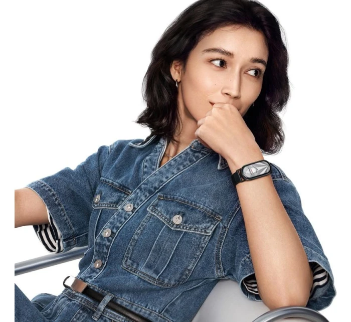 Xiaomi SmartBand Smart Band 10 Silver AMOLED 4,37 cm (1,72") Stříbrná