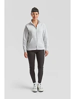 Premium LadyFit Sweat Jacket Dámská mikina model 22455742 heather grey - Fruit of the Loom Premium LadyFit Sweat Jacket Dámská mikina model 22455742 heather grey - Fruit of the Loom