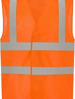 Yoko HVW 120 Hi-Vis síťovaná bezpečnostní vesta 79.W120 hi vis orange