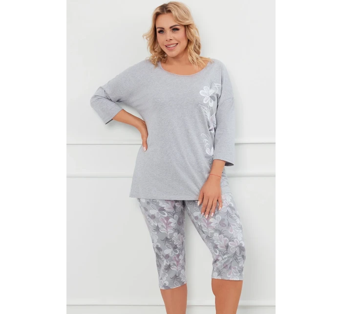 Italská móda Ibena r.3/4 sp.3/4 barva:melange/print