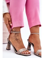 sandály na podpatku model 21609866 - S.Barski sandály na podpatku model 21609866 - S.Barski