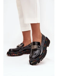 Dámské z lakované kůže  Černé model 21712389 - Artiker