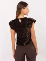 Bluzka IT BZ model 21441091 ciemny brązowy - FPrice