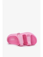 Dámské pěnové pantofle s pásky Big Star – růžové Dámské pěnové pantofle s pásky Big Star – růžové