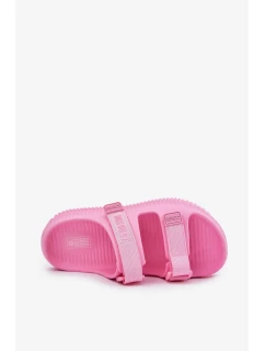 Dámské pěnové pantofle s pásky Big Star – růžové