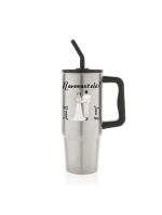 Personalizovaná termoska s barevným víčkem s novomanželským párem 