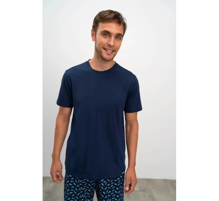 Pánské tričko 16850 tmavě modré - Vamp