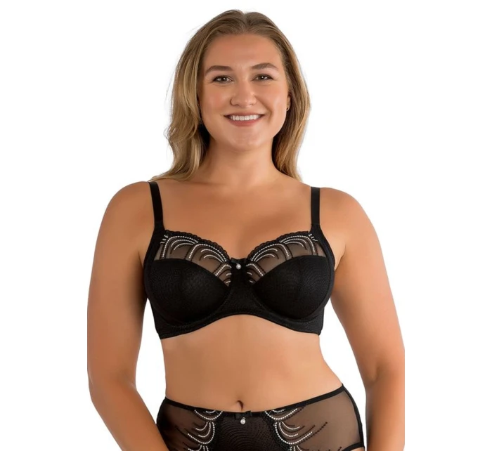 Dámská podprsenka model 21901013 34 F Černá - Parfait Dámská podprsenka model 21901013 34 F Černá - Parfait