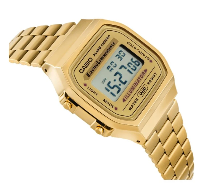 Unisex hodinky CASIO Vintage A168WG-9EF + krabice Unisex hodinky CASIO Vintage A168WG-9EF + krabice
