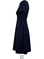 Šaty s krátkým rukávem night blue model 22499925 - NEOBLU Šaty s krátkým rukávem night blue model 22499925 - NEOBLU