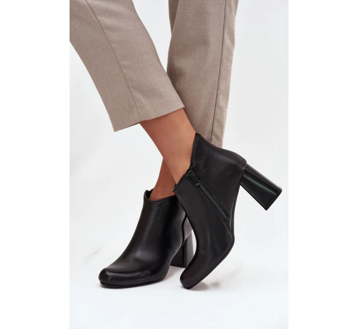 Boty na podpatku  model 222725 Step in style