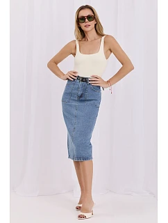 ~Spódnica jeansowa model 228027 Factory Price