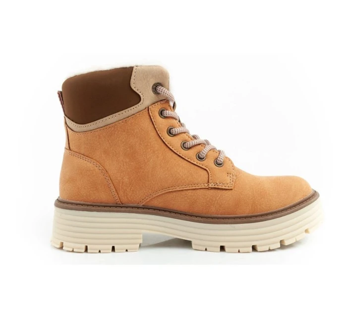 Boty O'neill winter trappers dámské kotníkové boty zateplené módní hnědé dámské