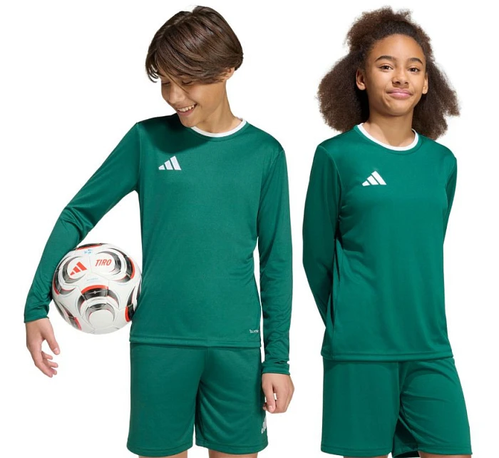 Dětský dres Entrada 26 s dlouhým rukávem zelený model 22072106 - ADIDAS Dětský dres Entrada 26 s dlouhým rukávem zelený model 22072106 - ADIDAS
