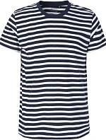 Neutral O 61001 Pánské tričko z bio bavlny 77.6101 white/navy stripe