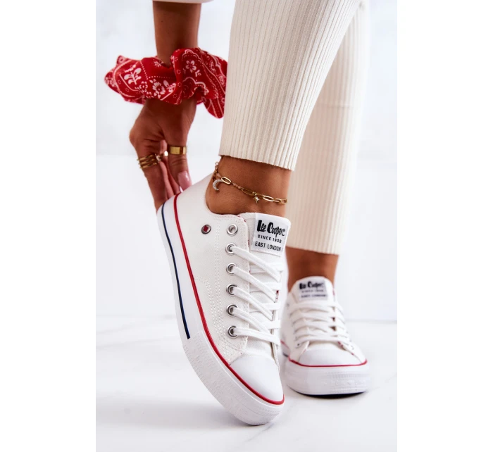 Dámské Tenisky model 21576313 Bílé - Lee Cooper Dámské Tenisky model 21576313 Bílé - Lee Cooper