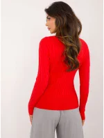 Sweter AT SW czerwony model 20493317 - FPrice Sweter AT SW czerwony model 20493317 - FPrice