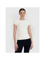 Dámské rychleschnoucí tričko na jógu a model 21815467 - 4F Dámské rychleschnoucí tričko na jógu a model 21815467 - 4F