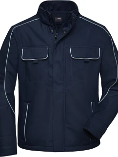 JN Pracovní softshellová bunda Solid 02.0 navy model 22493310 - Daiber