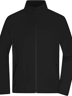 Daiber JN 1860 Pánská strečová fleecová bunda 02.1860 black/black