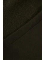 Šaty s kapucí a bočním rozparkem v barvě khaki Šaty s kapucí a bočním rozparkem v barvě khaki