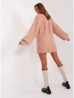 Sweter AT SW  ciemny różowy model 18895477 - FPrice