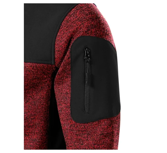 Casual softshellová bunda pánská knit marlboro red Casual softshellová bunda pánská knit marlboro red