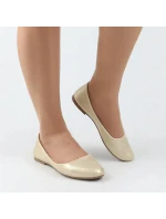 Dámské balerínky 9BL02-1029 Zlatá - eVento