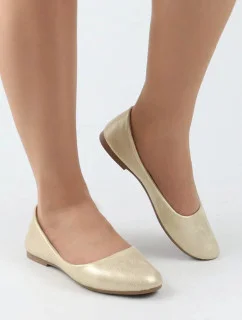 Dámské balerínky 9BL02-1029 Zlatá - eVento