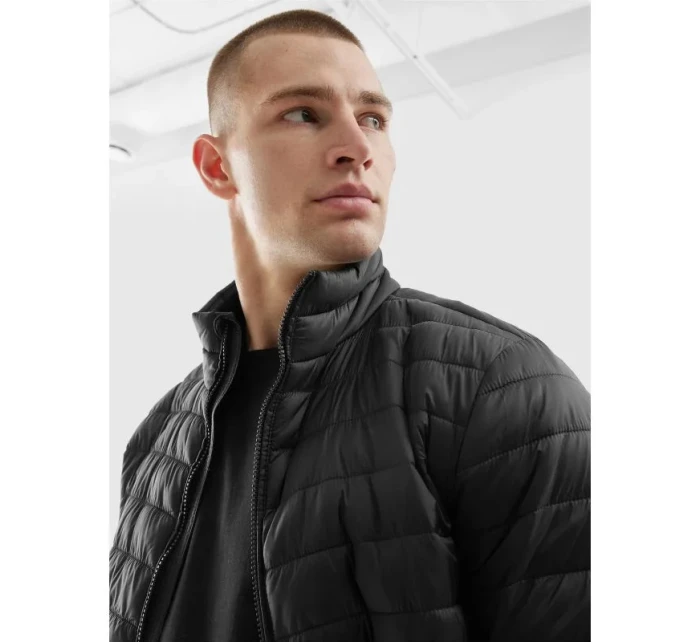 Pánská péřová bunda 4FAW23TDJAM239 20S Černá - 4F