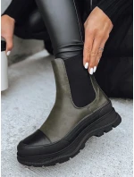 Dámské kozačky zelené Dstreet model 21971950 - FashionStreet