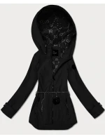 Damska kurtka z łańcuszkiem Goodlookin czarna (KK6021-1)