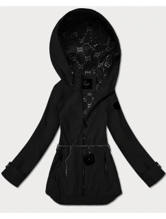 Damska kurtka z łańcuszkiem Goodlookin czarna (KK6021-1)