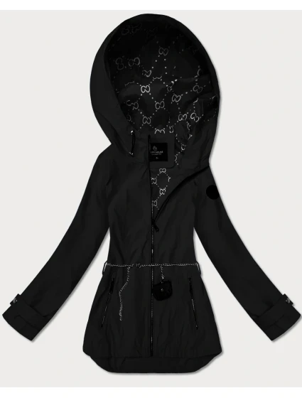 Damska kurtka z łańcuszkiem Goodlookin czarna (KK6021-1)