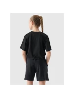 Dívčí top s potiskem model 21436088 - 4F Dívčí top s potiskem model 21436088 - 4F