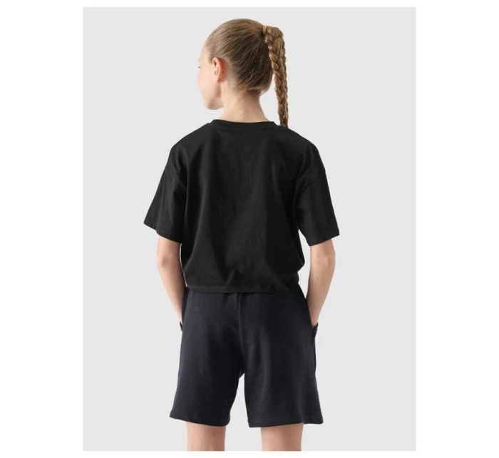 Dívčí top s potiskem model 21436088 - 4F Dívčí top s potiskem model 21436088 - 4F