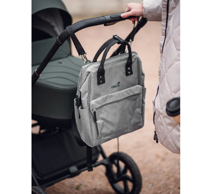 Dámský batoh na kočárek Engelis Manna Grey Dámský batoh na kočárek Engelis Manna Grey