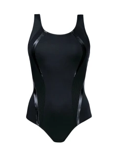 Dámské jednodílné plavky Atlantic sport Černá s zelenou a šedou  model 21470046 - Self