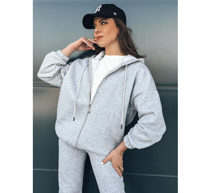 Dámská tepláková souprava AMILIA PREMIUM šedá FashionStreet AY0778