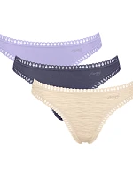 Dámská tanga GO Crush String C3P - Lilac - lila M026 - SLOGGI