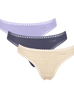 Dámská tanga GO Crush String C3P - Lilac - lila M026 - SLOGGI