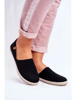 Dámské sametové espadrilky černé model 21535324 - Boto