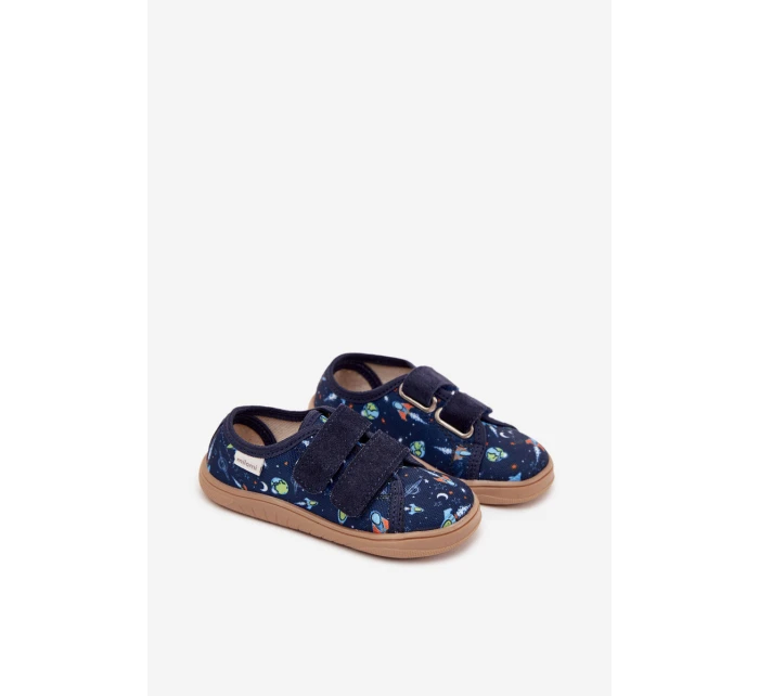 Capáky Barefoot Chlapecké Kosmos Milami Tmavě Modré Saphira