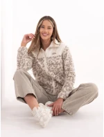 Bluza model 21801758 beżowy - FPrice Bluza model 21801758 beżowy - FPrice